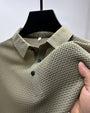 Herrenpolo aus atmungsaktivem Mesh – Matteo