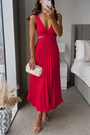 Elegantes Plissiertes Kleid mit Figurschmeichelnder Passform – Emilie