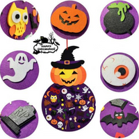 Halloween DIY Filzbrett mit Kürbis – SpookyBoard