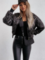 Gefütterte Damen Bomberjacke mit Taschen – Marisa