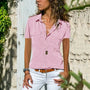 Elegante Damen Bluse mit kurzen Ärmeln – Mira