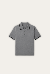 Stilfuld herrepolo i kashmir-merinould – Renzo