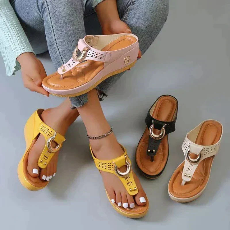 Bequeme Damen-Sandalen mit unterstützender Passform – Talia