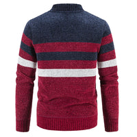 Herren Gestreifter Herbstpullover – Tobias