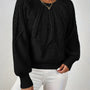 Damen Strickpullover mit Lanternärmeln – Sanna