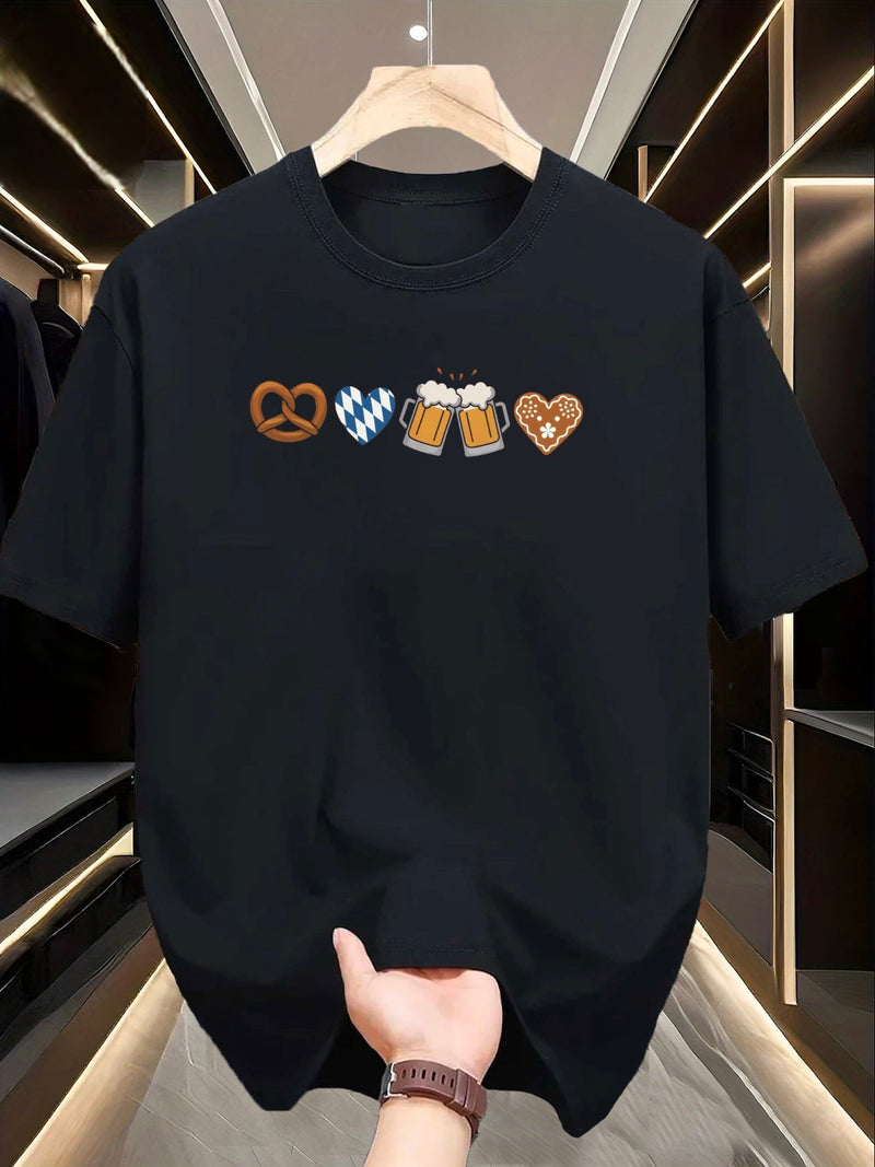 Herren Grafik T-Shirt aus 100% Baumwolle – Franz Oktoberfest 2025