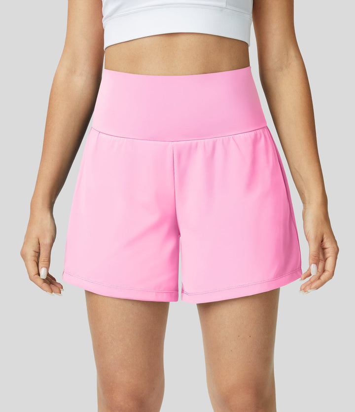 Atmungsaktiv & Schnell trocknend High-Waist Fitnessshorts Damen – Mirabella