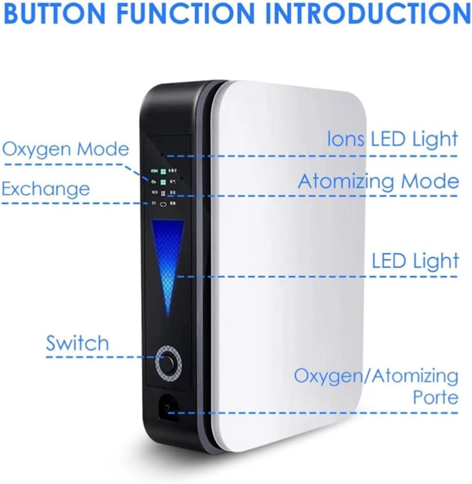 Tragbarer Sauerstoffkonzentrator mit einstellbarem Fluss und geräuschlosem Betrieb – OxyLife