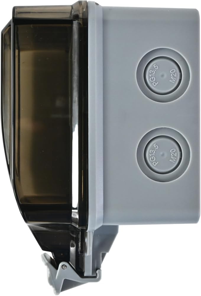 IP66 Außen wasserdichter Wandstecker mit abschliessbarem Deckel – PowerGuard