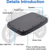 Tragbarer Motorradmonitor mit 5" (12,7 cm) IPS-Bildschirm – RideMate