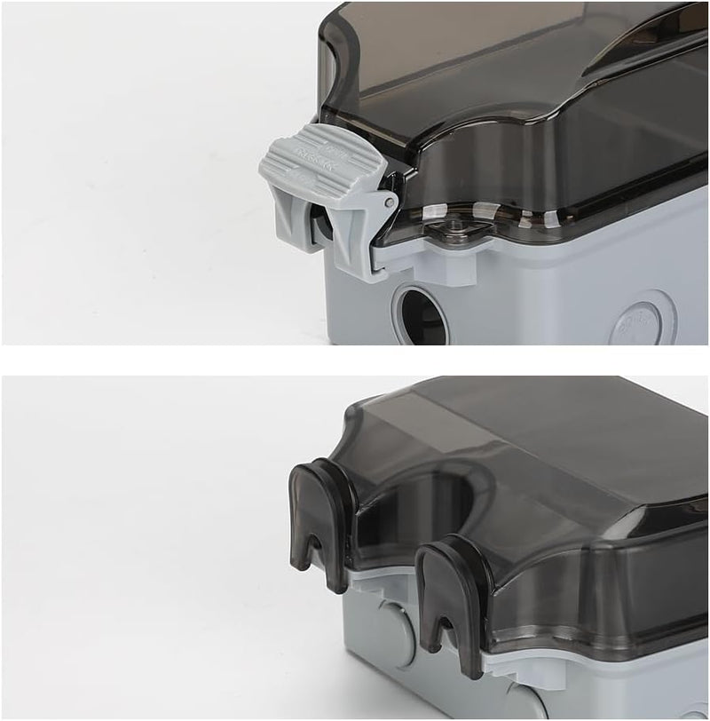 IP66 Außen wasserdichter Wandstecker mit abschliessbarem Deckel – PowerGuard