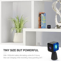 Mini-Sicherheitskamera 4K WiFi Verborgene Innenkamera mit Nachtsicht