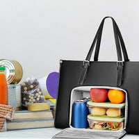 Damen isolierte Lunch-Tasche mit Laptopfach