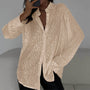 Lockere Bluse mit glitzernden Pailletten – Celeste