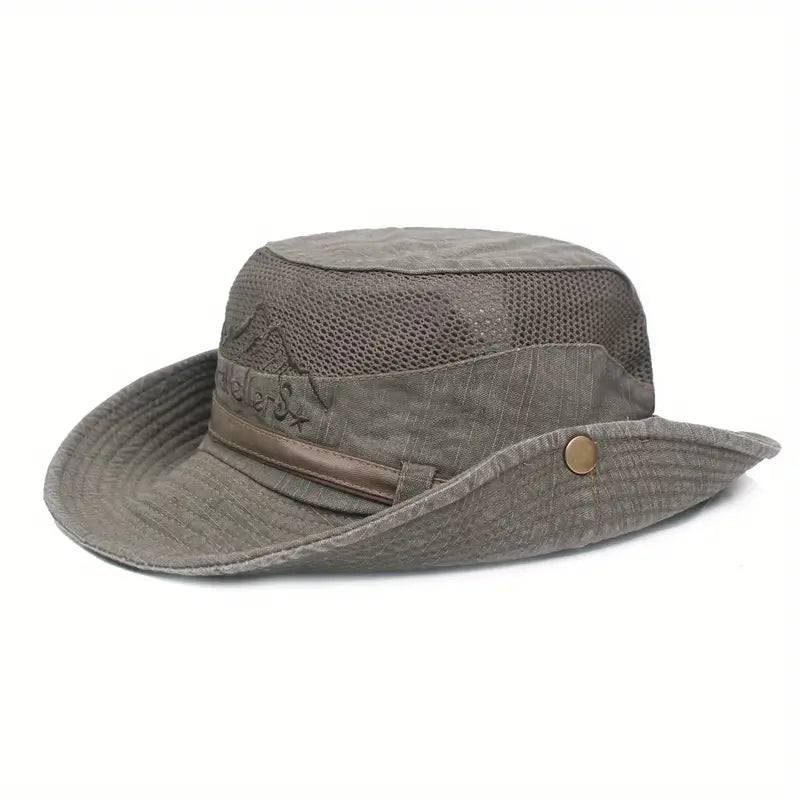 Outdoor Sonnenhut mit Verstellbaren Riemen und Breiter Krempe – Solantra
