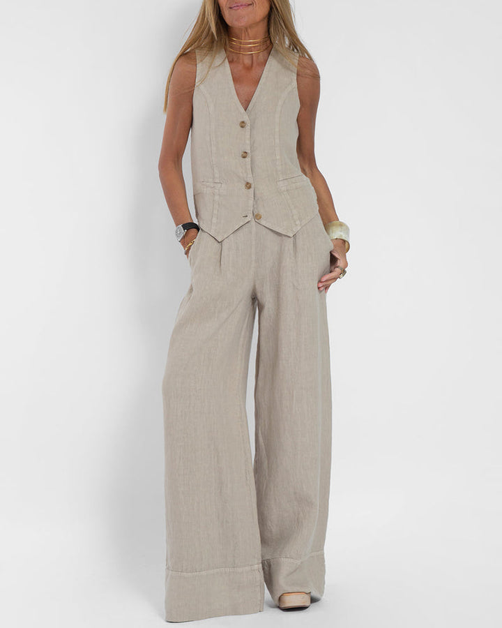 Damen Sommer-Set mit Top und Shorts – Esmee