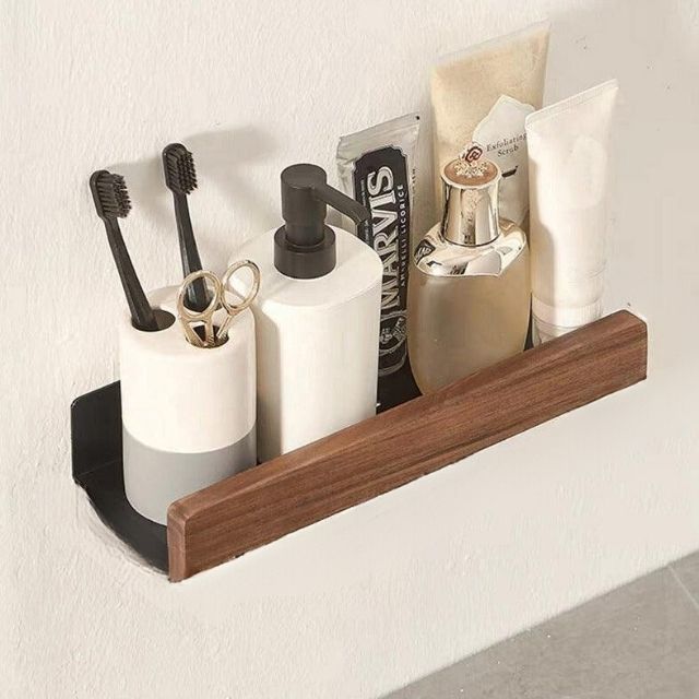 Massive Holz Badezimmerregal – WoodaFix