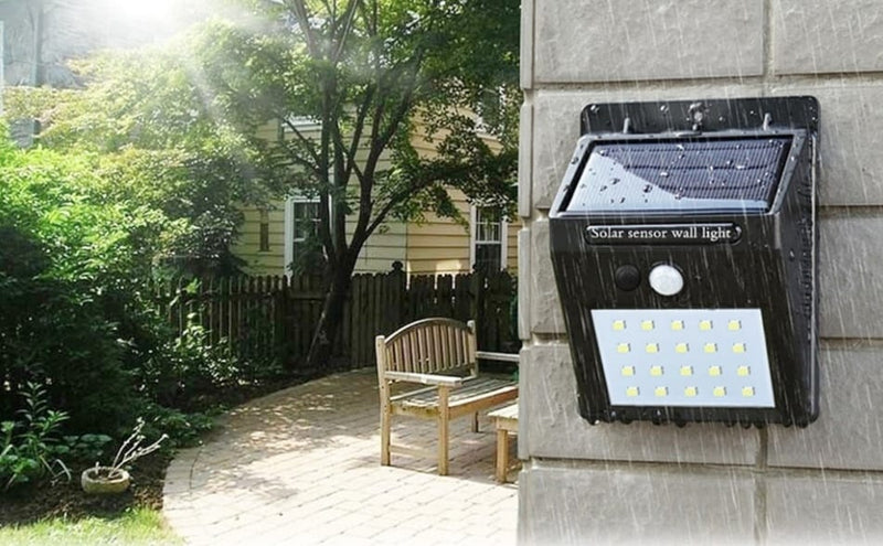 Set von 5 Solar-LED-Außenlampen – LumaPath
