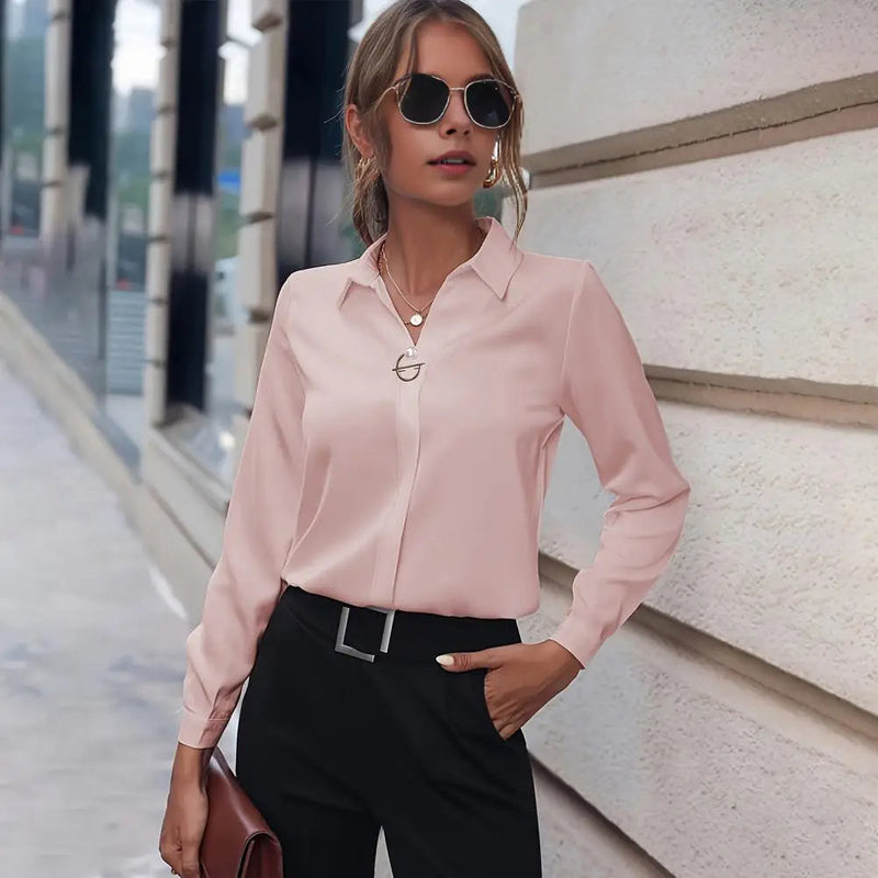 Elegante Chiffonbluse für Damen – Amélie