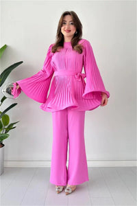 Damen Falten Kleidungsset – Selene