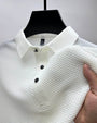 Herrenpolo aus atmungsaktivem Mesh – Matteo