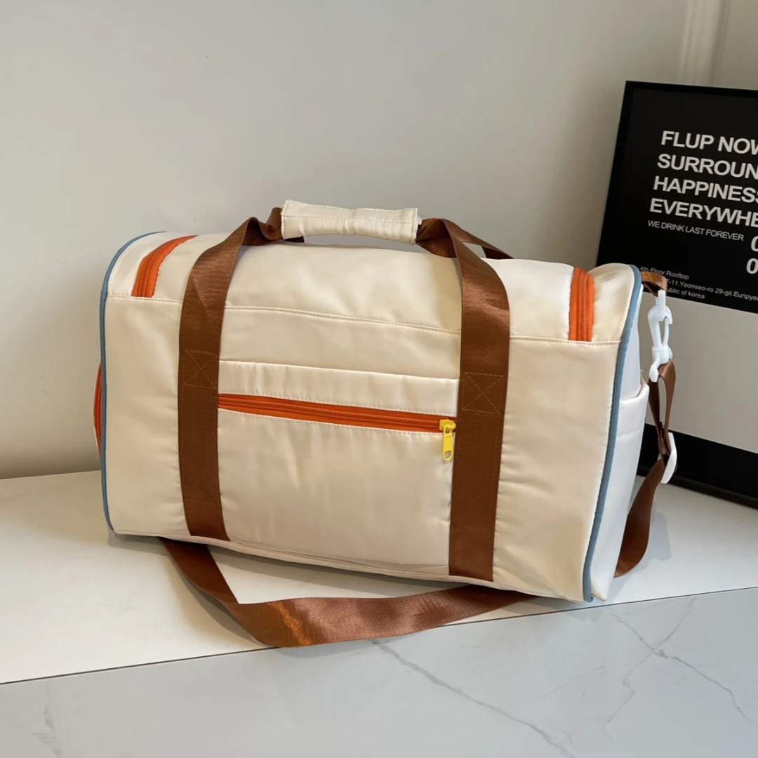Leichtgewicht Duffeltas mit Farbblöcken - FlexaBag