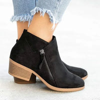 Orthopädische Leder Stiefeletten - Helena