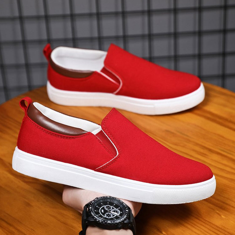 Slip-On-Herrenschuhe aus Canvas – Lennard