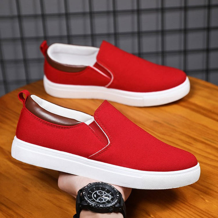 Slip-On-Herrenschuhe aus Canvas – Lennard