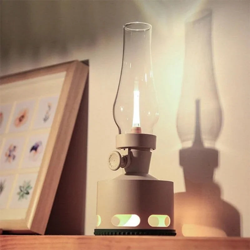 Wiederaufladbare Vintage LED Laterne - LumaLantern