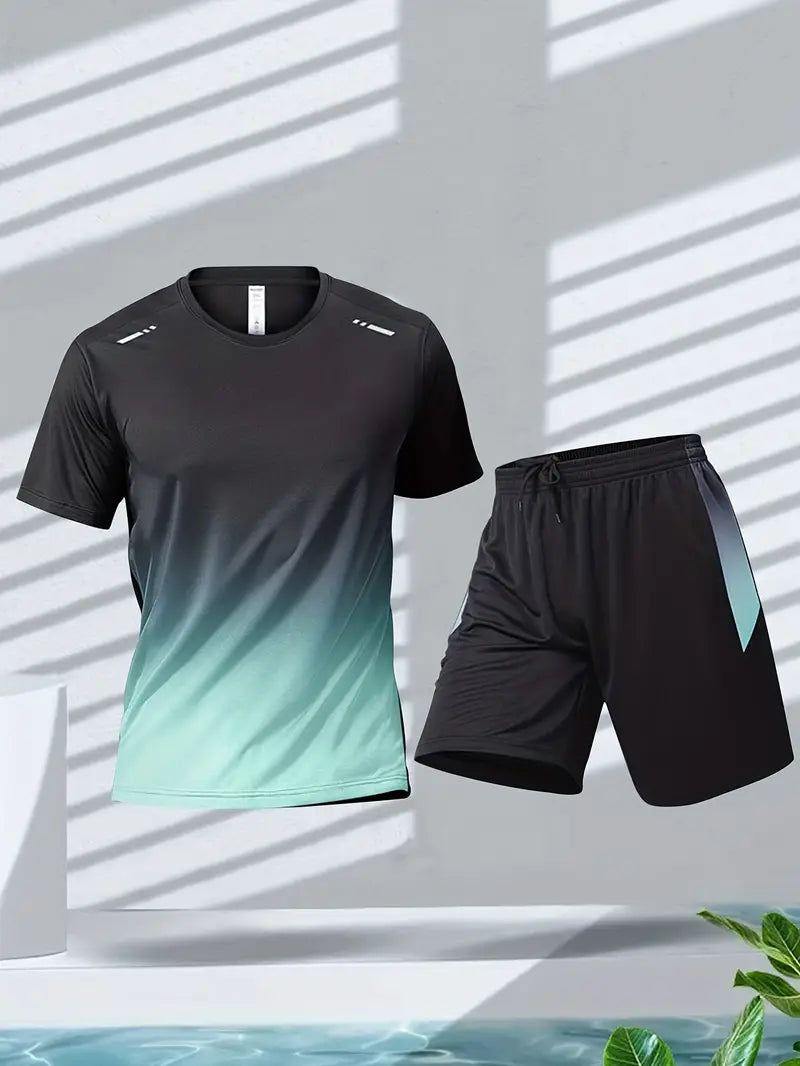 Zweiteiliges atmungsaktives Herren-Sportset – Jarek