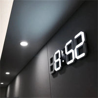 3D LED Wanduhr mit Dimmbarem Licht – Timora