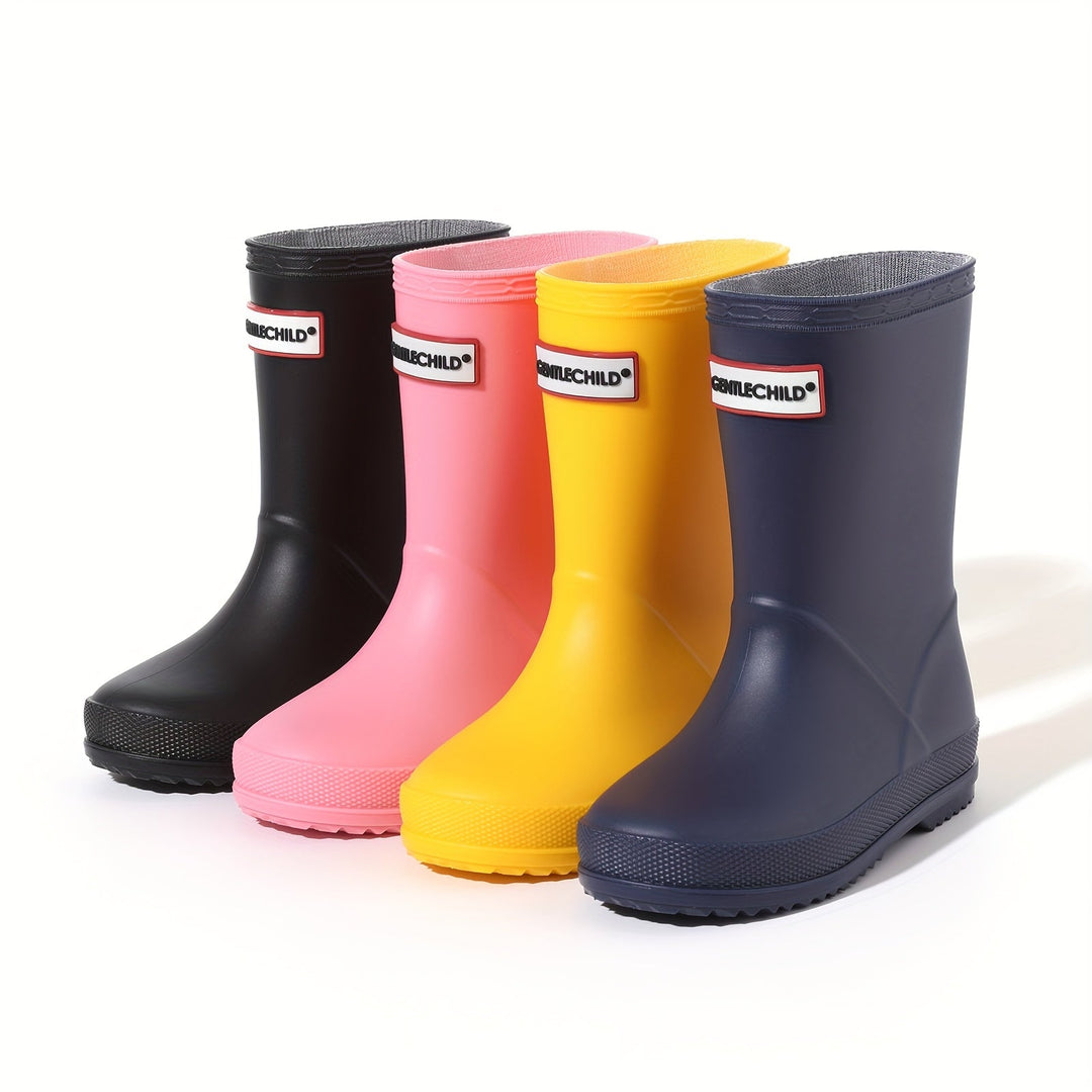 Kinder Gummistiefel einfarbig und wasserfest – Noah