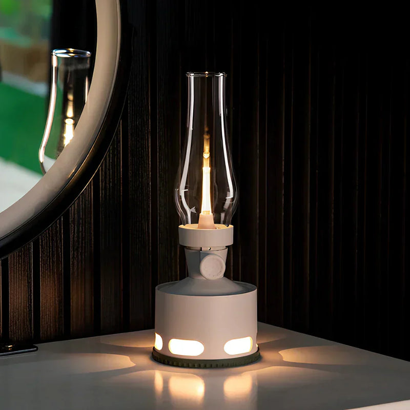 Wiederaufladbare Vintage LED Laterne - LumaLantern
