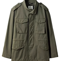 Herren Militärjacke mit praktischen Taschen – Enzo