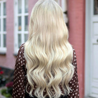 Nahtlose Haarverlängerungssträhne – SilkLine (Helles Aschblond 60B)