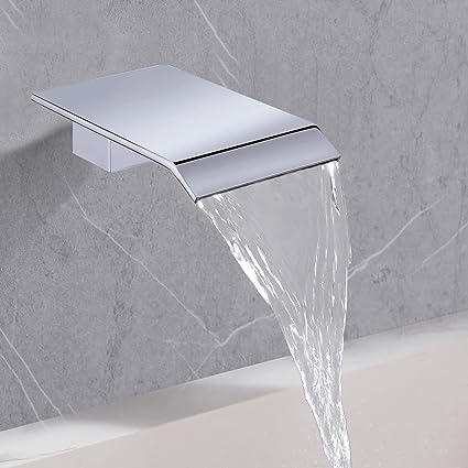 Sensor Wandhahn mit Wasserfallauslauf – Fluxis