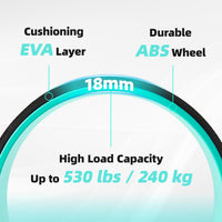 Back Roller Rad Set von 4 mit Yoga-Blöcken – Artheva