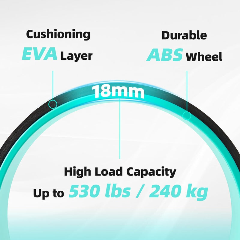 Back Roller Rad Set von 4 mit Yoga-Blöcken – Artheva