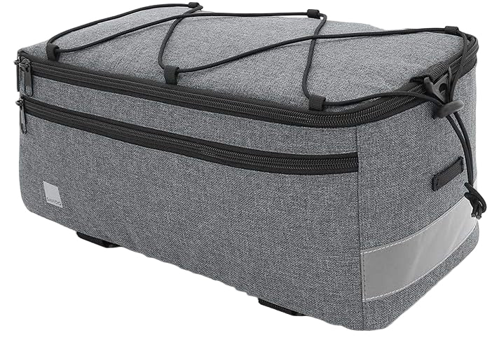 8L Isolierte Fahrradtasche für den hinteren Gepäckträger mit Schultergurt – Trevilo