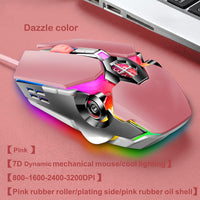 87-Tasten Mechanische Gaming-Tastatur RGB Hinterbeleuchtet Blaue Schalter