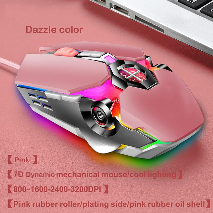 87-Tasten Mechanische Gaming-Tastatur RGB Hinterbeleuchtet Blaue Schalter