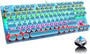 87-Tasten Mechanische Gaming-Tastatur RGB Hinterbeleuchtet Blaue Schalter