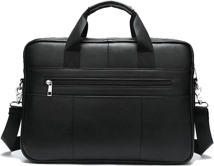 Premium Rindsleder 15” Business-Aktentas mit Organizer-Fächern