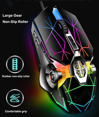87-Tasten Mechanische Gaming-Tastatur RGB Hinterbeleuchtet Blaue Schalter