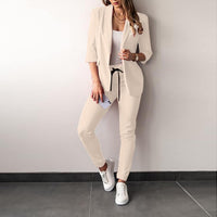 2-teiliges Stretch-Damenanzug mit Blazer - Vivian