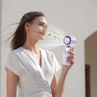Tragbarer Faltbarer Handventilator mit LED-Anzeige 100 Geschwindigkeiten