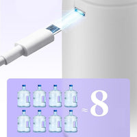 Tragbarer USB-aufladbarer Wasserspender – Hydravo (1+1 GRATIS)