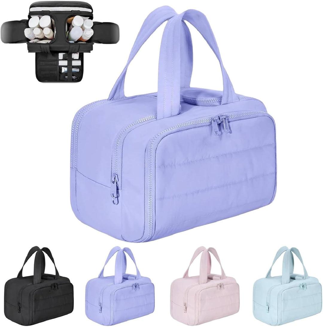 Reise-Kosmetiktasche – Große wasserdichte Kulturbeutel- und Make-up-Organizer (4-in-1) – Selvane