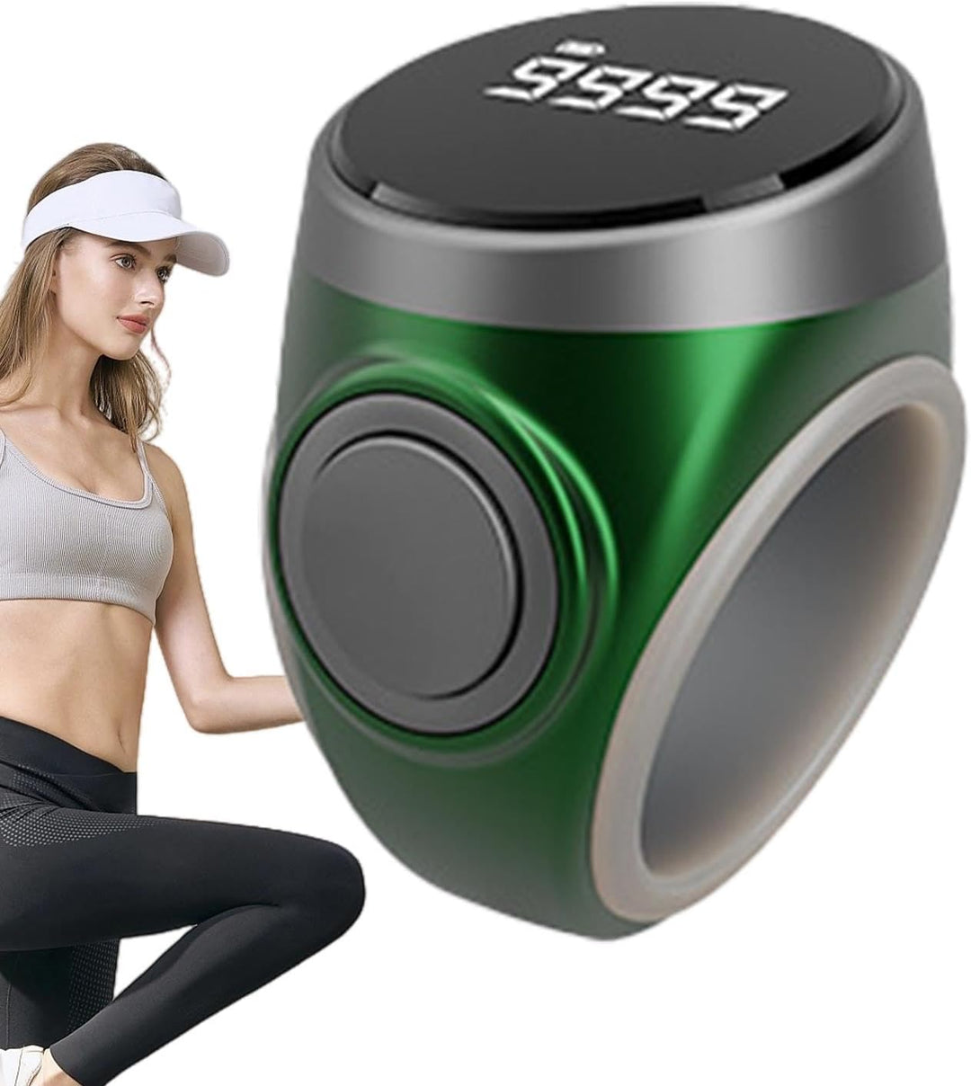 4-stellig aufladbarer digitaler Fingerzähler-Ring (1+1 GRATIS) – Calmero